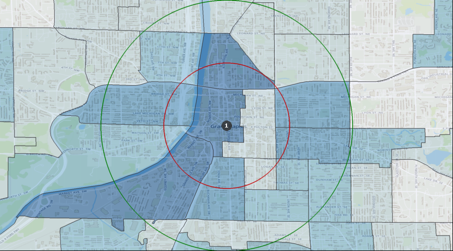 Grand Rapids, Michigan - Projected Population Growth Rate